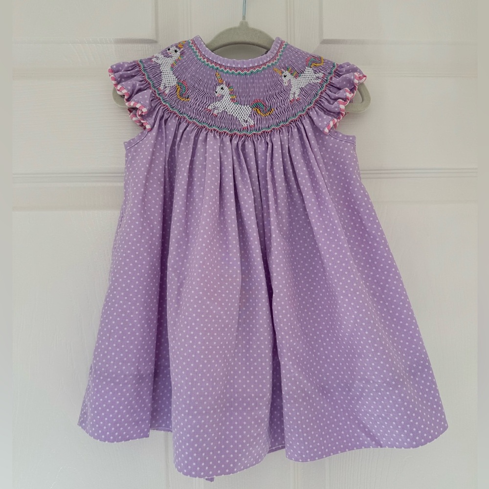 Unicorn Smocked Dress